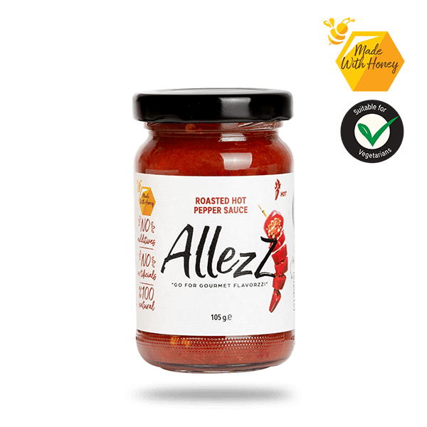 Roasted Hot Pepper Sauce - Hot